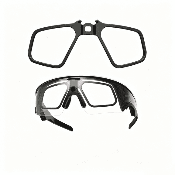 For Prescription Insert Frame Compatible with Oakley Meta Vanguard, Lightweight Clip-On Optical Inner Frame, Lenses Not Included