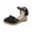 Black, variant on VerPetridure Women's Closed Toe Wedges Shoes Low Wedge Heel Sandals with Buckle Ankle Strap Close Toe Casual Dressy Summer Platform Shoes Size 4.5
