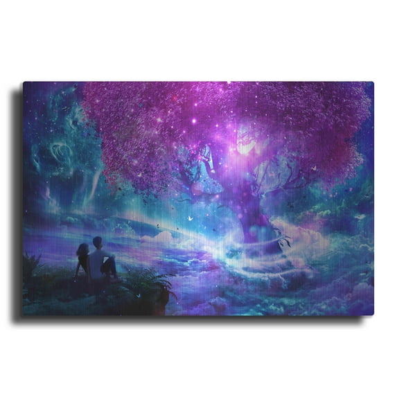 Luxe Metal Art 'Wishing Tree' by Cameron Gray Metal Wall Art, 36"x24"