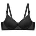 thumbnail image 5 of Tbopshirt Wireless Bras for Women Plus Size,Stretch Push-Up Womens Bras Lace Underwire Bras,Traceless Comfortable No Steel Ring Breathable Gathering Bra Underwear, 5 of 6