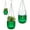 Green, variant on Scheam 3 Pack Hanging Pots with Drainage Holes,Self Watering Hanging Planters,Plastic Hanging Pot,Prefect for Spring Indoor Outdoor Garden Home Decorations (Emerald,Gray,Clear)