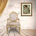thumbnail image 3 of Franklin 25x32 Gold Ornate Wood Framed with Double Matting Museum Art Print Titled - Weave Golden I, 3 of 4
