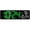 Green, variant on Large Digital Wall Clock LED Date Temp Auto Dimmable Auto DST for Bedroom Kitchen Office Gym Farmhouse
