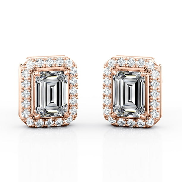 JeenMata Anillo de Compromiso con Morganita Rosa Melocotón de 1,25 Quilates en Forma de Pera Creado en Laboratorio en Oro Blanco de 18 K sobre Plata