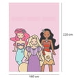 thumbnail image 2 of Set de Edrecolcha Disney Princesas Individual 160 cm x 220 cm rosa, 2 of 5