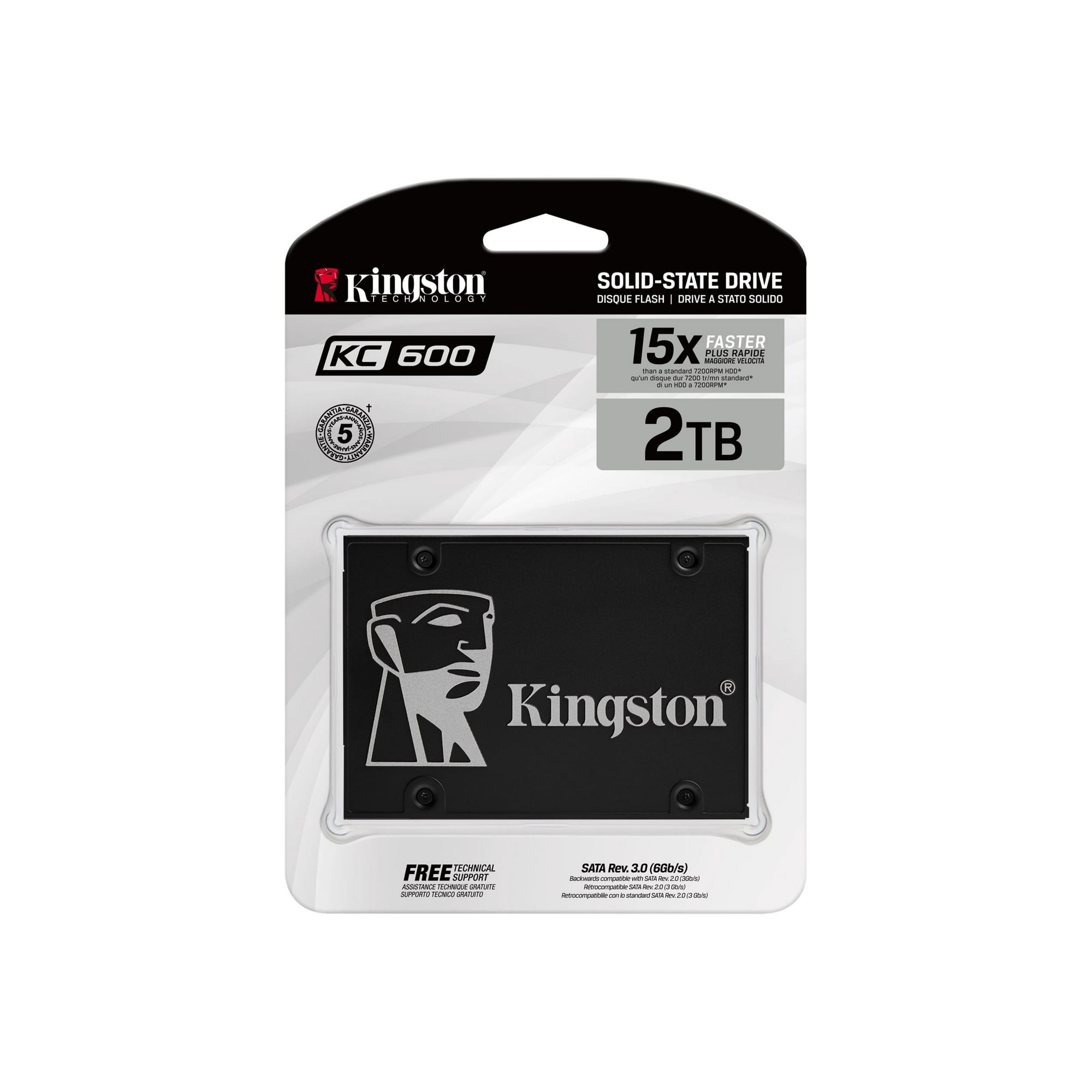 Kingston KC600 2TB 2.5 SATA SSD SKC600 2048G