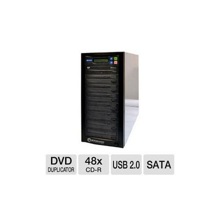 Microboards QD-DVD-127 (1-to-7) DVD Duplicator - 20x DVD±R, 48x CD-R, USB 2