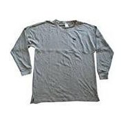 Victoria's Secret PINK Varsity Crew Pullover Tropical Flower Logo Gray (Large)