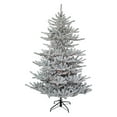 thumbnail image 2 of KSA 3' Pre-Lit Vail Pine Flocked Artificial Christmas Tree, Clear Lights, 2 of 2