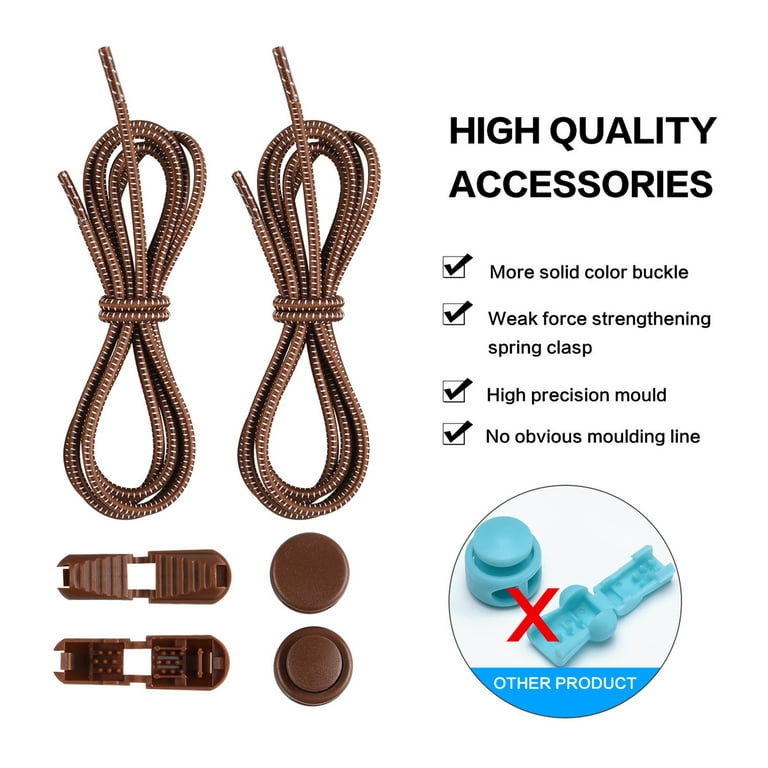 Elastic No Tie Shoe Laces Tieless Shoelaces For Adults and Kids Heavy Duty  Shoe Strings for Sneakers