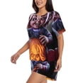 thumbnail image 2 of Lsque Chucky Women's Short-Sleeved Pajama Set - 2 Piece Soft and Lightweight Sleepwear Set-XX-Large, 2 of 9