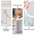 thumbnail image 3 of Raindrops 1Pc Practical White LED Makeup Mirror with Fill-in Light and Elegant Design, 3 of 8