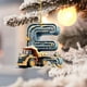 thumbnail image 4 of 26 Letters Building Vehicle Christmas Decorations Christmas Tree Pendants, 4 of 5