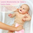thumbnail image 3 of Baby Muslin Washcloths - Soft Face Cloths , Absorbent Bath Face Towels, Pack of 4Pink, 3 of 5