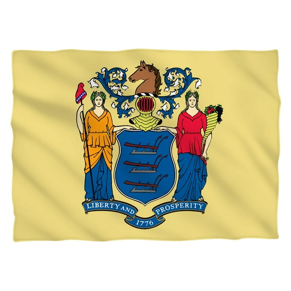 New Jersey Flag Pillow Case