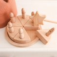 thumbnail image 3 of 1 Set Kid Simulation Birthday Cake Wooden Toy Pretend Play Beech Wooden Pallets Food Cutting Cake Interactive Games Kitchen Toy, 3 of 7