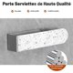 thumbnail image 4 of Toallero de baño CHAO adhesivo de pared 38cm sin taladrar acero inoxidable cepillado, 4 of 5