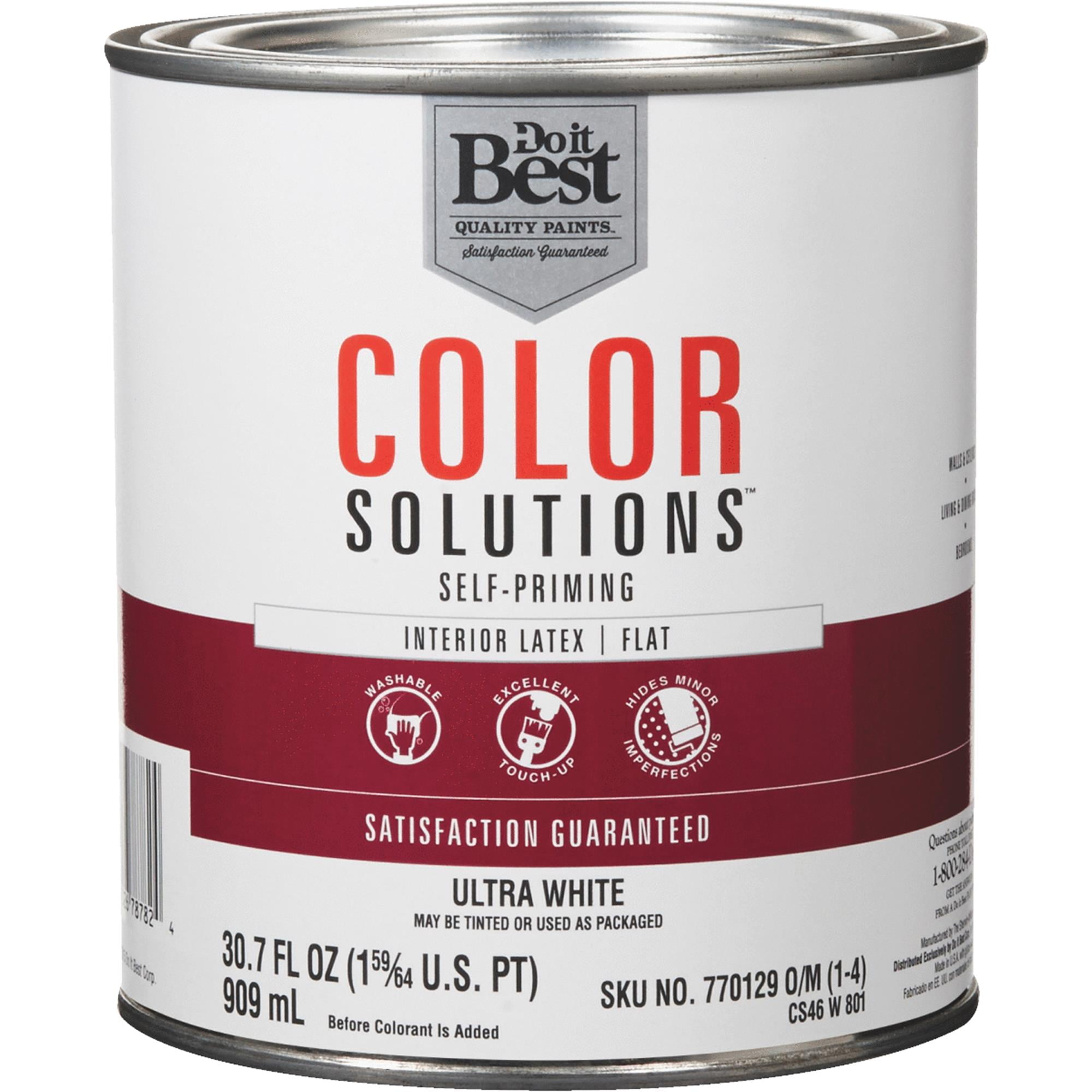 Do it Best Color Solutions Latex SelfPriming Flat Interior Wall Paint