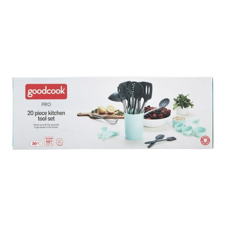 GoodCook PRO 20 Piece Kitchen Tools & Gadget with Crock Set