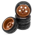 thumbnail image 3 of Yeacher Remote Control Off-Road Rally Car Tires 65*45*26mm 4pcs Replacement for TAMIYA TT02 XV01 HSP, 3 of 7