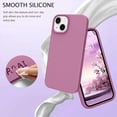 thumbnail image 4 of iPhone 14 Case, Liquid Silicone Soft Gel Rubber iPhone 14 Phone Case Slim Thin Phone Case with Microfiber Lining Shockproof Protective Phone Cases Cover for 6.1 inch iPhone 14,Lilac Purple, 4 of 15