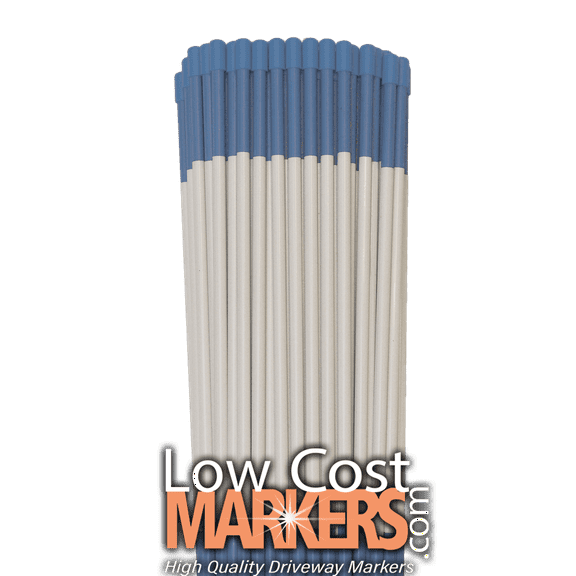 Reflective Driveway Markers: Homeowner's Pack of 8 - Blue