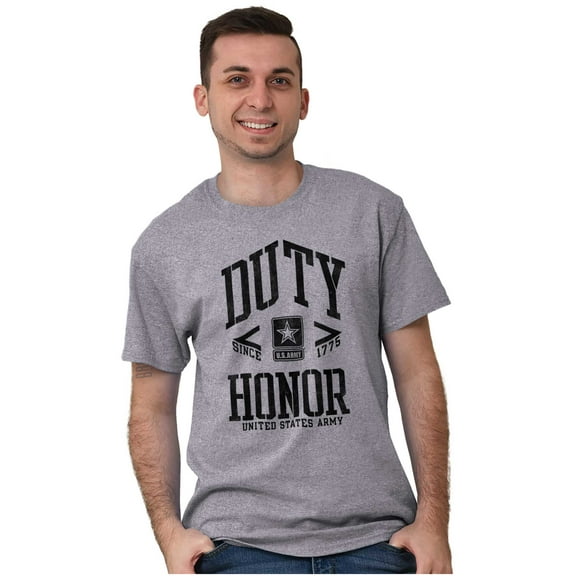 United States Army Logo Duty Honor Men's Graphic T Shirt Tees Brisco Brands S