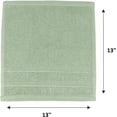thumbnail image 5 of Kaufman - Premium Washcloth Set of 144 Pieces (13x13 Inches) 100% Cotton Ring Spun, Highly Absorbent, Durable and Ultra Soft Feel Wash Cloths Essential for Bathroom, Spa, Gym, and Face Towel (144-PK), 5 of 6