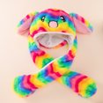 thumbnail image 4 of NOKIO Toddler Girls Animal Hat Plush Ears Moving Jumping Dress Up Party for Kids Cute Rabbit Ears Plush Hat Toddler Girls Boys Cute Rabbit Ears Hat Will Move Balloon Cap Velvet Thickened Net Hat Toys, 4 of 4