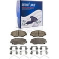 thumbnail image 4 of Detroit Axle - 2pc Brake Pads for 2002-2004 Honda CR-V, 03-11 Element, 2 Front & Rear Ceramic Brake Pads w/Hardware 2002 2003 2004 2005 2006 2007 2008 2009 2010 2011 Replacement, 4 of 7