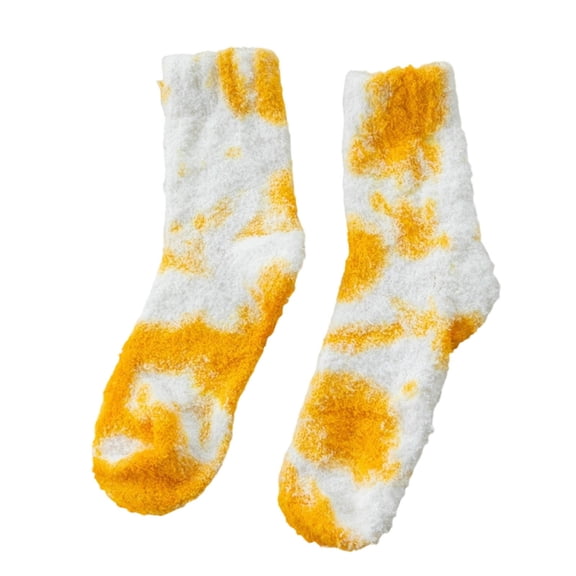 Jamicy Fleece Warm Socks for Women Thick Socks Cozy Decorative Footwear for Couples Comfortable Ankle Coverage Fleece Floor Socks