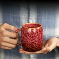 thumbnail image 2 of Qeeadeea/Large Capacity Blue Ceramic Mug Porcelain Cup 450ml/16oz-Blue, 2 of 6
