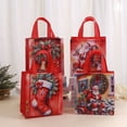 thumbnail image 7 of LanSuare Merry Christmas Gift Bags, Multifunctional Non-Woven Tote Treat Christmas Bags with Handles, Suitable for Gifts Wrapping Shopping, Xmas Party Supplies, 9.1" x 4.3" x 8.7" Red, 7 of 7