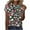 🌺Multicolor🌺#05, variant on Fartey Plus Size Tops for Women Loose Casual Summer Crewneck Short Sleeve Tunic Shirt Fashion Floral Print Tees Camp Outdoors Hiking Tshirts Multicolor L
