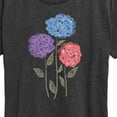 thumbnail image 3 of Instant Message - Hydrangeas - Women's Short Sleeve Graphic T-Shirt, 3 of 6
