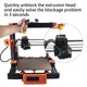thumbnail image 5 of Kit de limpieza de boquillas para impresora 3D, limpiador de filamentos extrusor con 4 Uds., 5 of 8