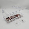 thumbnail image 1 of DYNWAVECA Bird Feeder Window Mount Easy Installation Transparent Bird House with Hooks Easy to Refill Clear for Outdoor Courtyard Porch, 1 of 10