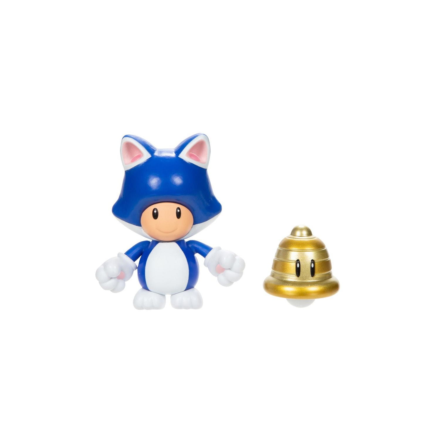 Super Mario 4 Inch Figure - Cat Toad with Bell