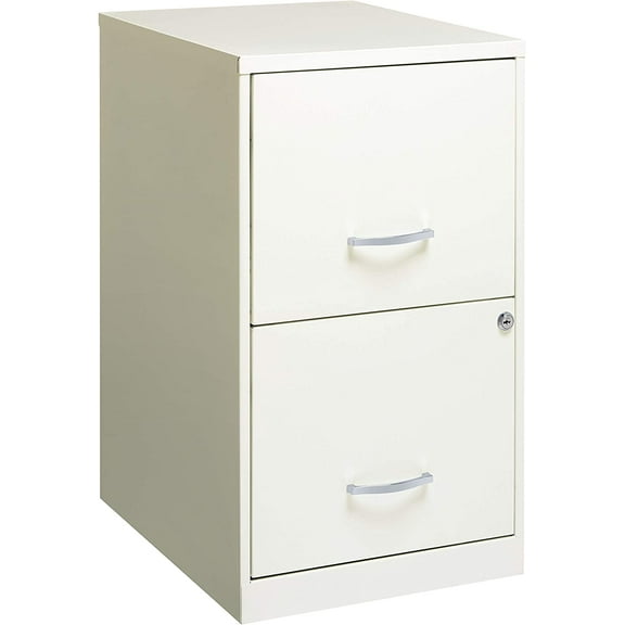 18" Deep 2 Drawer Metal File Cabinet