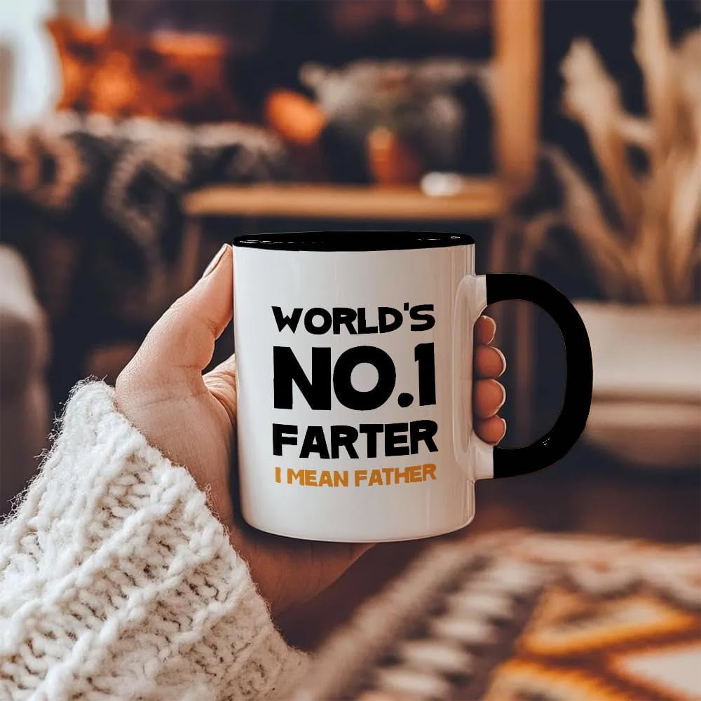 World's Best Farter I Mean Father Mug,Funny Dad Coffee Cup Gift for Father's  Day, Birthday, Christmas,Thoughful Birthday or Father's Day Present (Coffee  Mug #4) - Walmart.com