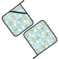 thumbnail image 3 of SKQIT Porte-Casseroles Imprimé Avocats Mignons Lot de 2, Support de Pot Résistant à la Chaleur pour Micro-Ondes Cuisson Four et BBQ, 3 of 8