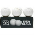 thumbnail image 6 of X-mas Gift| Golf Ball Shot Glasses with Lid, Present for Golf Enthusiasts-Novelty Shot Glasses, 1.5oz White, 6 of 7