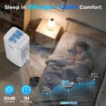 thumbnail image 3 of 25" Windowless Portable Air Coolers, Double Tanks for 16H Cooling, 3-IN-1 Evaporative Air Cooler, Remote&Smart Timer, 3 Speed&Mode, 120° Swing Swamp Cooler for Bedroom, 3 of 10