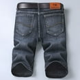 thumbnail image 4 of Summer Savings Clearance Stamzod Vintage Men'S Jean Super-Soft Plus Size Denim Short Casual Stylish Stretch Slim Fitting Straight Jean Shorts For Men, 4 of 4