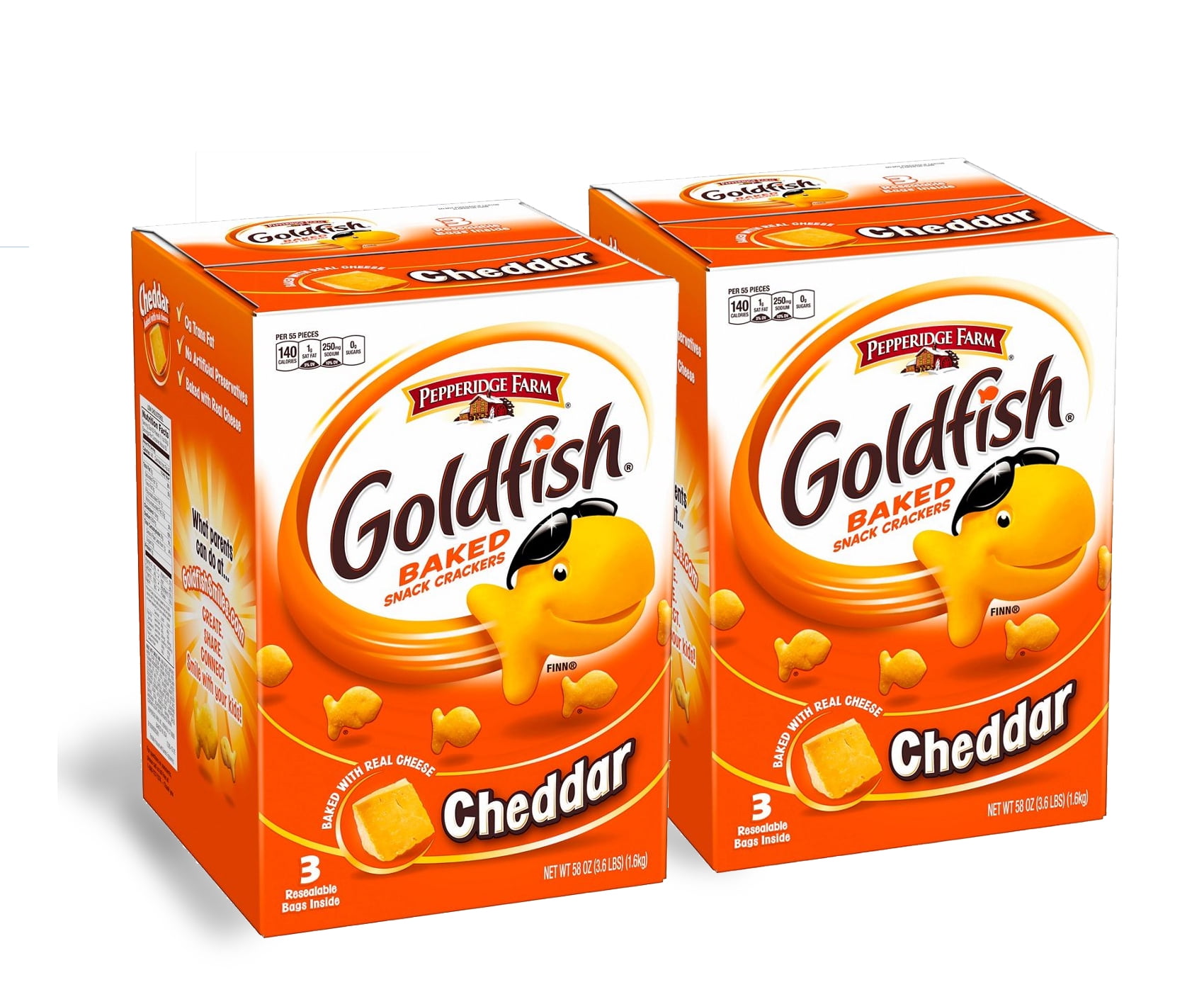Pepperidge Farm Goldfish, 58 oz. 2 PACK