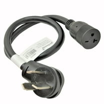 Parkworld 886313 Dryer 10-50 Plug Male to Kitchen 6-20 Receptacle T-Blade (6-15R) Female Adapter Cord (3FT)