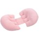 thumbnail image 1 of Almohada de cuña para embarazo, almohada de cuña de maternidad de terciopelo para dormir de lado, tumbona de descanso para recién nacido, almohada de dormir lateral para embarazo para soporte de barriga Vhermosa Cojines, 1 of 7