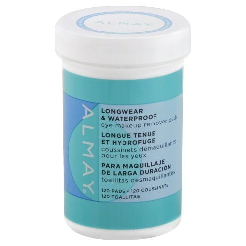 Almay Longwear & Waterproof Eye Makeup Remover Pads, 120 ct