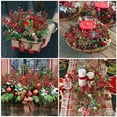 thumbnail image 4 of Yirtree 10Pcs Mini Rich Red Artificial Berry Stems Holly Christmas Berries for Christmas Tree 0rnaments DIY Wreath Festival Holiday Home Decor Xmas Flower New Year Home Ornaments, 4 of 8