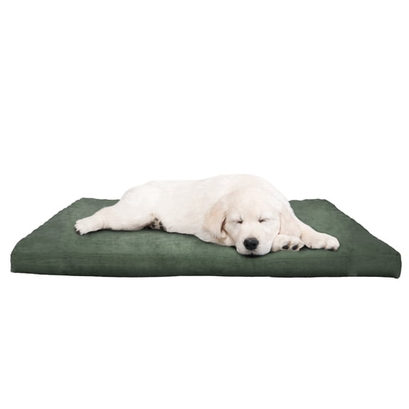 PETMAKER 44x35-Inch Orthopedic Dog Bed with Removable Cover (Green)